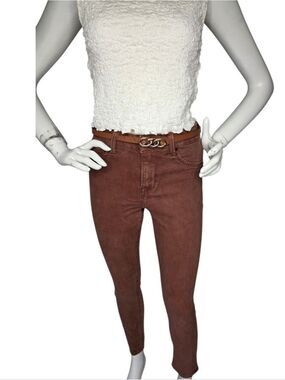 Risen Espresso High Rise Skinny Jeans Size 0/24 | Clean Girl Summer NWT